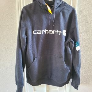Brand New Carhartt Hoodie Force Relaxed Fit Charcoal Grey Mens Size Medium
